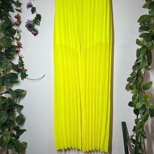 Flared Yellow Dress Pants